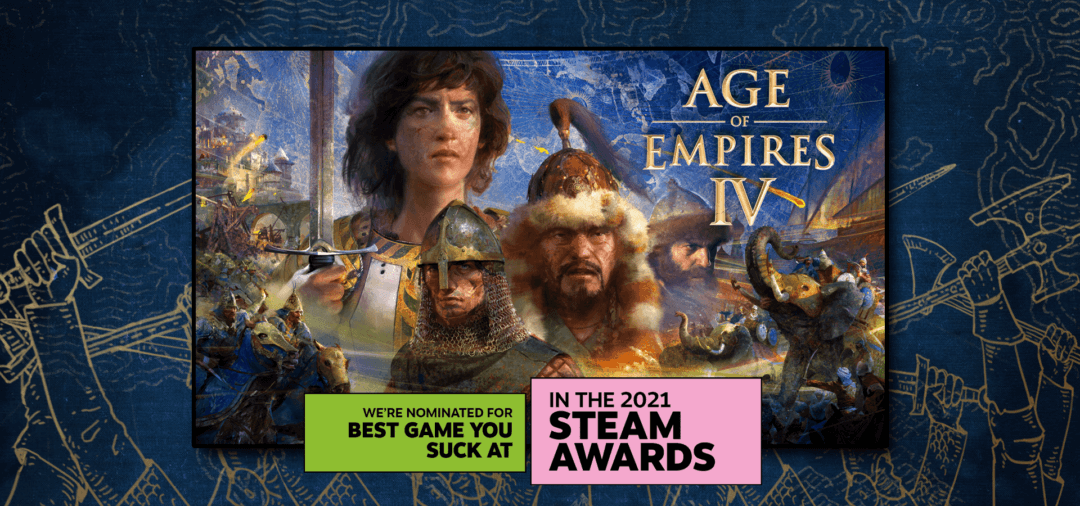 We're nominated for Best Game You Suck At in the 2021 Steam Awards
