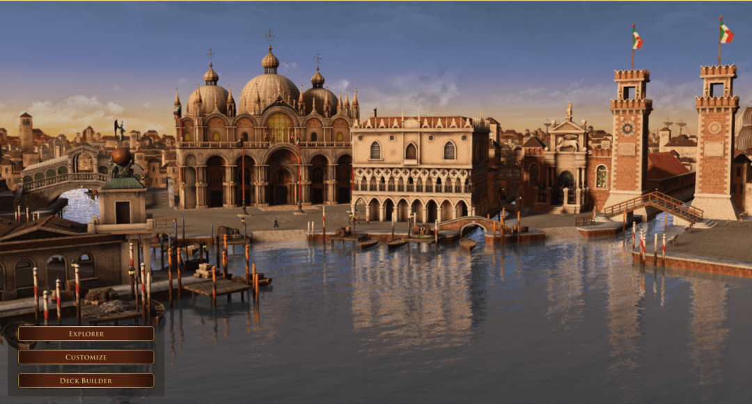 Italy homecity showing venice, gondolas, and st mark's cathedral
