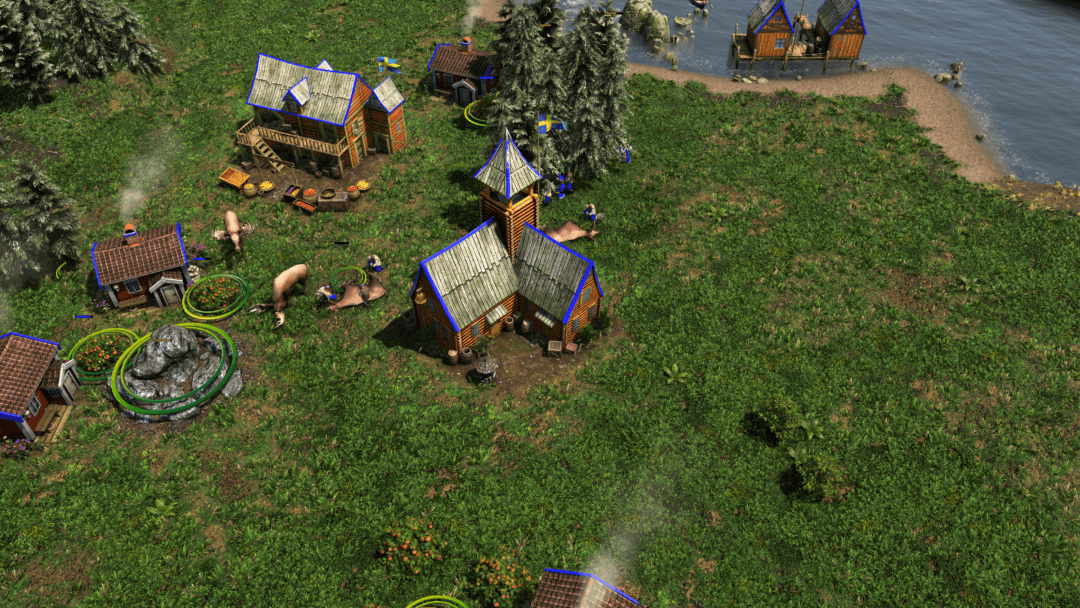 Small Swedish town in age of empires III: DE