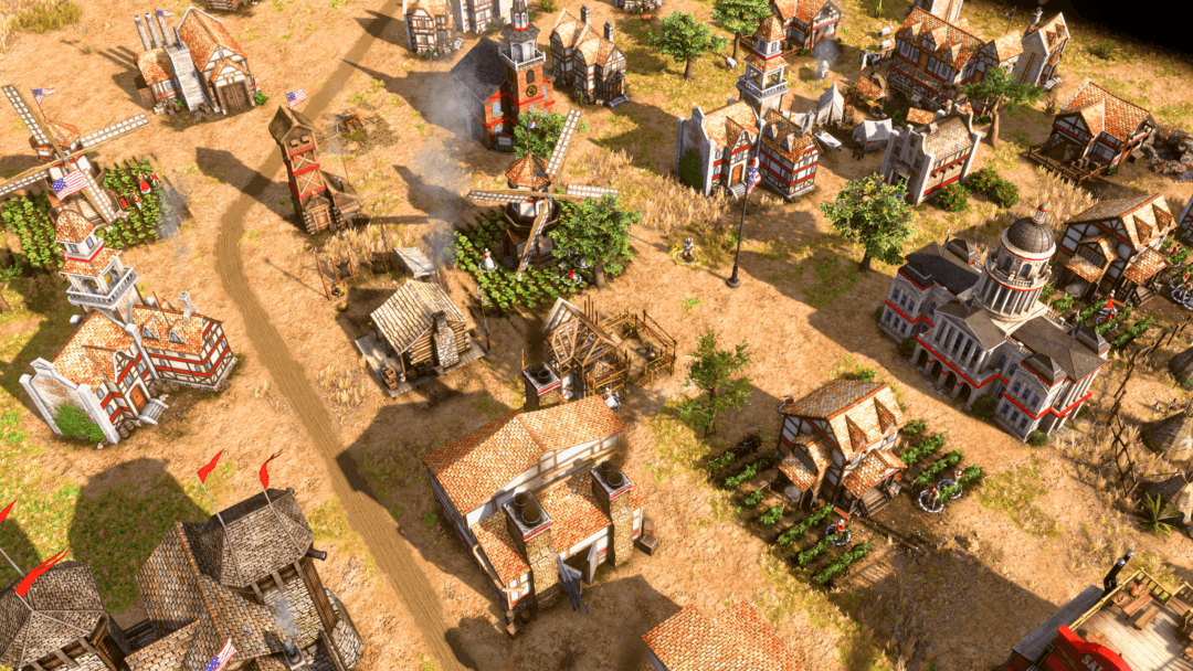 Big US town in age of empires iii: de