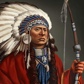 Native Comanche Horse Archer