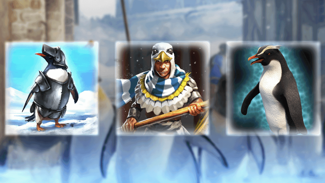 Penguin Party event profile icons for Age II