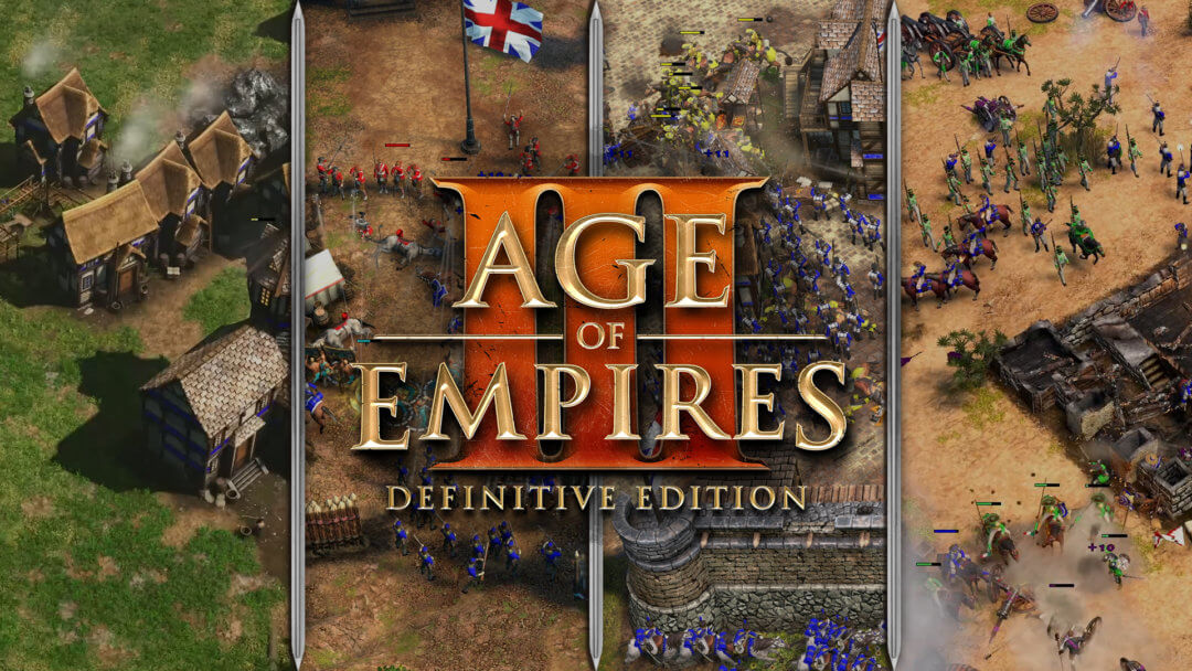 4 images from in game with Age of Empires III: Definition Edition text