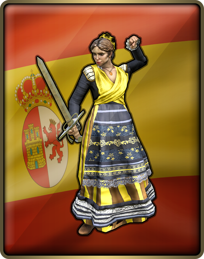 Spanish explorer customization of heroic villager