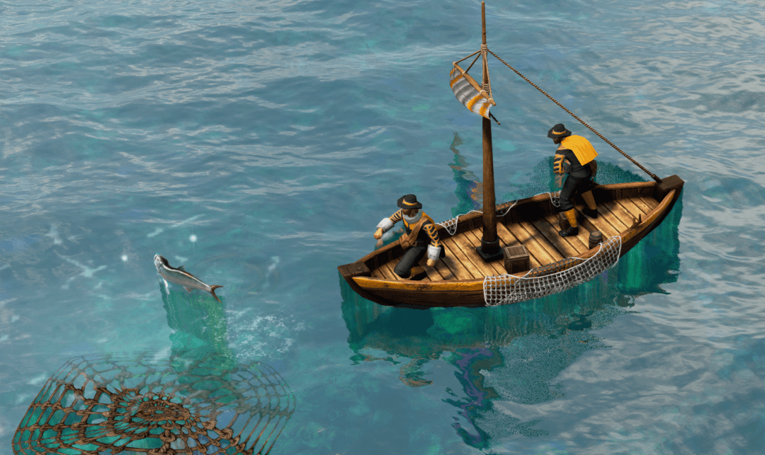 Dutch fishing ship in Age III